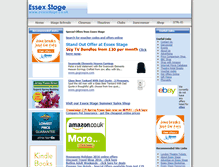 Tablet Screenshot of essexstage.co.uk